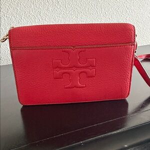 Tory Burch Vibrant Red Crossbody Bag